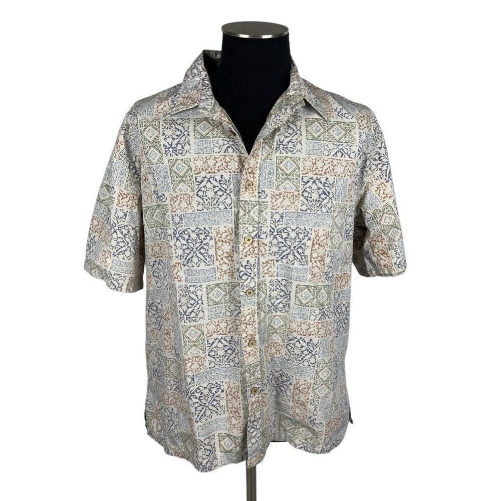 Cooke Street 100% Cotton Hawaiian Short Sleeve‎ Shirt - Men’s XL